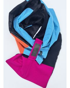 Patchworkschal Bunt-Pink