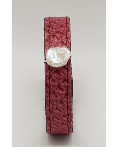 Armband Perlax fuchsia mit Barockperle