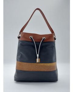 PURE Casual Black-Toffee Tasche Vorderseite