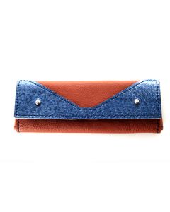 Leder-Etui Skripta Blue Earth vorn