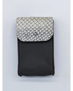Leder-Etui Insulinpumpe White-Stone Vorderseite