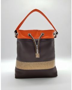 PURE Casual Havanna Orange Beutel Vorderseite
