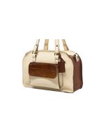 Handtasche Zina quarz / weiss